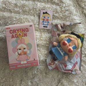 POPMART CRYING AGAIN VINYL FACE PLUSH BLIND BOX. OPENED/New: SHES ALICE.